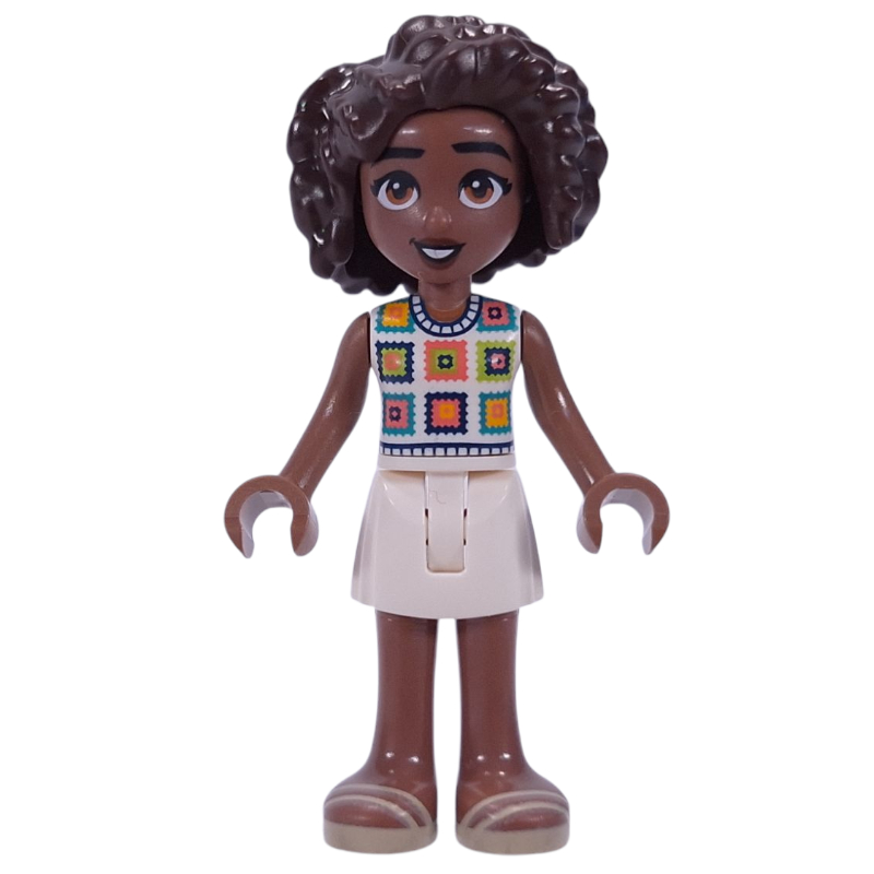 LEGO Aliya - White Shirt, White Shorts (fig-016302)