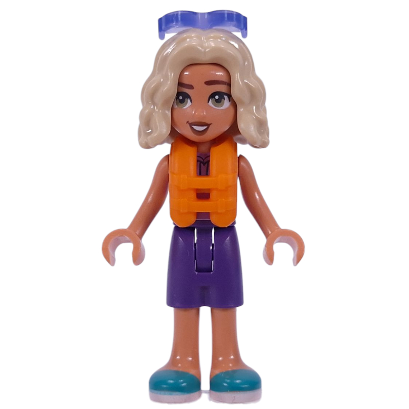 LEGO Nova - Lavender Top, Dark Purple Shorts, Life Vest, Sunglasses (fig-016304)