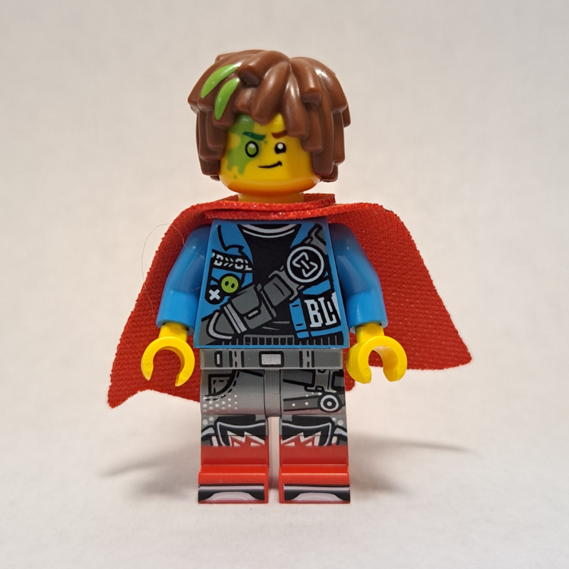 LEGO Mateo, Dark Azure Torso, Cape (fig-016332)