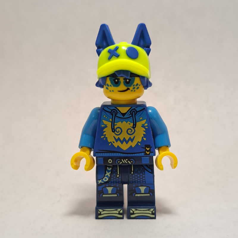 LEGO Logan, Vibrant Yellow Cap with Cat Ears (fig-016335)