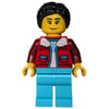 Arctic Crane Operator, Red Jacket, Medium Azure Legs, Black Hair