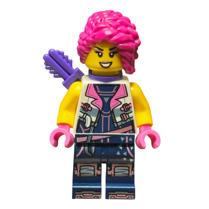 LEGO Zoey, White Shirt, Dark Purple Quiver (fig-016415)