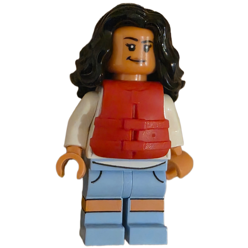 LEGO Teresa Delgado, Red Life Jacket (fig-016434)