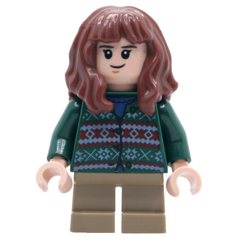 LEGO Hermione Granger, Dark Green Sweater, Short Dark Tan Legs (fig-016473)