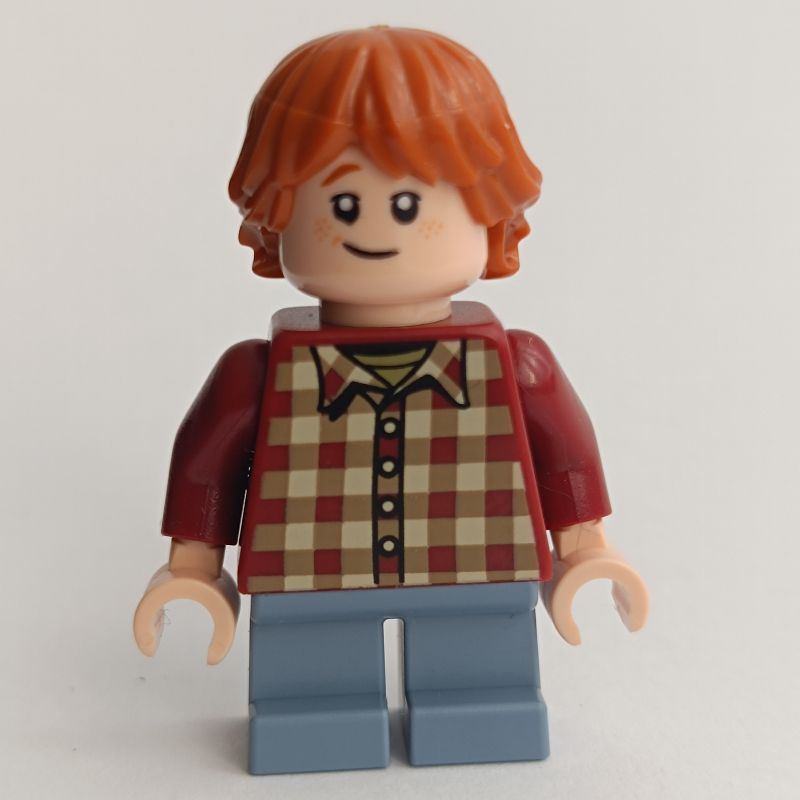 LEGO Ron Weasley, Dark Red Shirt, Sand Blue Short Legs (fig-016496)