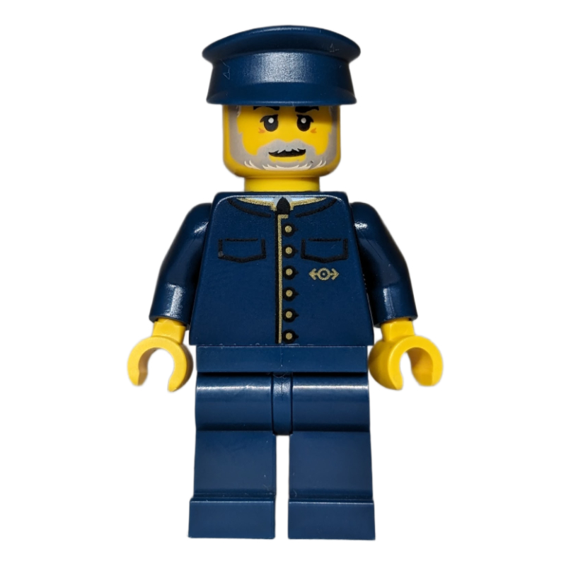 LEGO Conductor, Dark Blue Uniform (fig-016536)