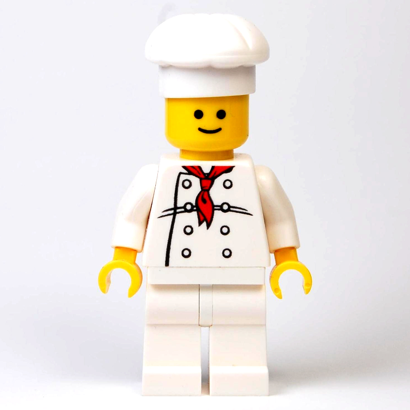 LEGO Chef - White Torso, White Legs, White Hat (fig-016583)