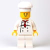 Chef - White Torso, White Legs, White Hat