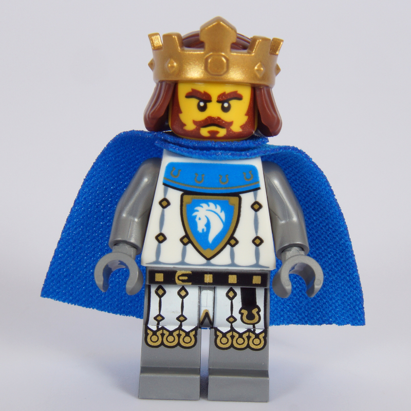 LEGO King, Armor with White Tunic, Crown (fig-016597)