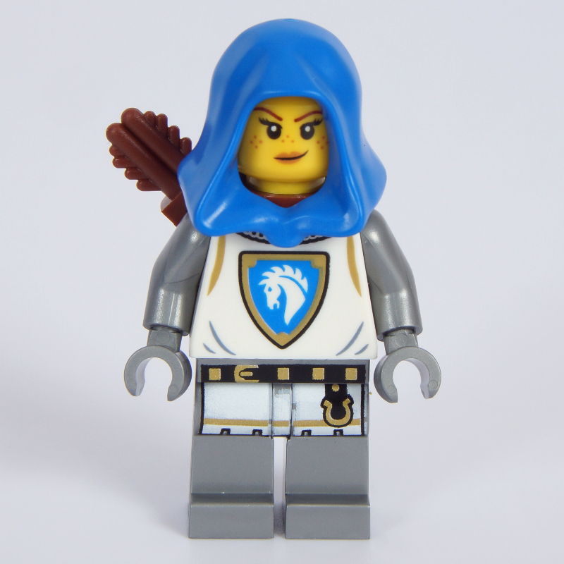 LEGO Archer, White Tunic, Blue Hood, Quiver (fig-016600)
