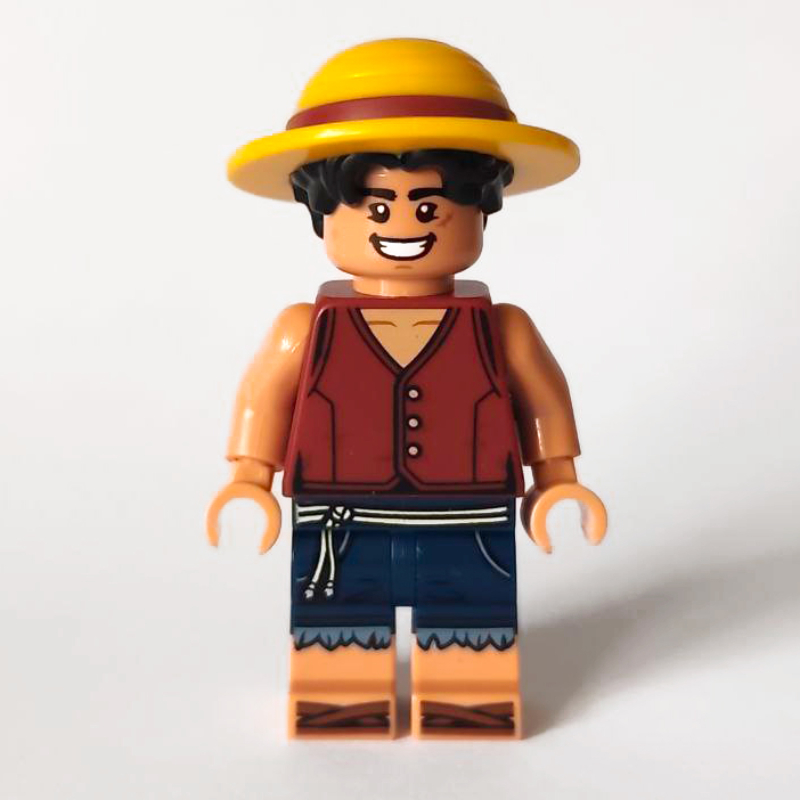 LEGO Monkey D. Luffy, Hat, Open Mouth (fig-016624)