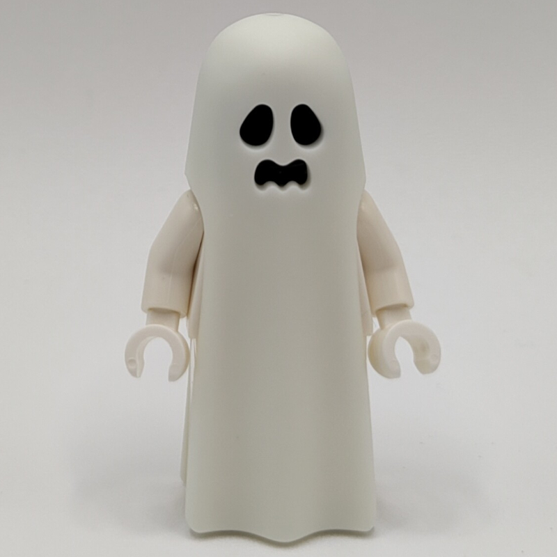 LEGO Ghost, Glow in the Dark, Pin Hole (fig-016676)
