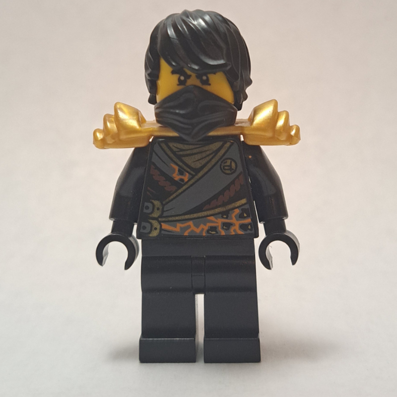 LEGO Cole in Techno Robe Outfit, Katana Holder (Rebooted) (fig-016698)