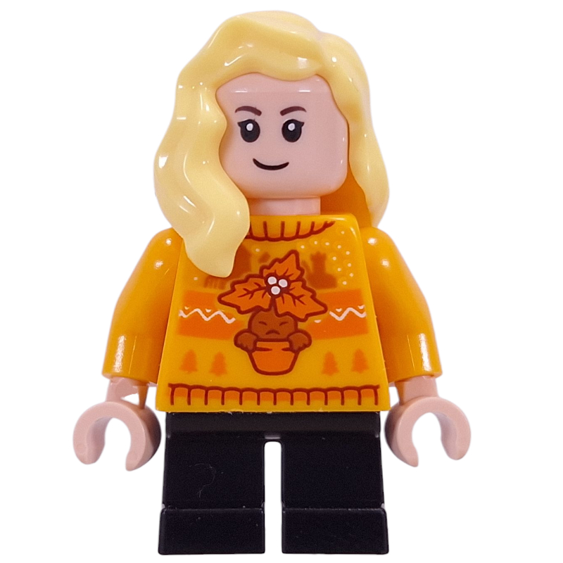 LEGO Hannah Abbott, Bright Light Orange Sweater (fig-016776)