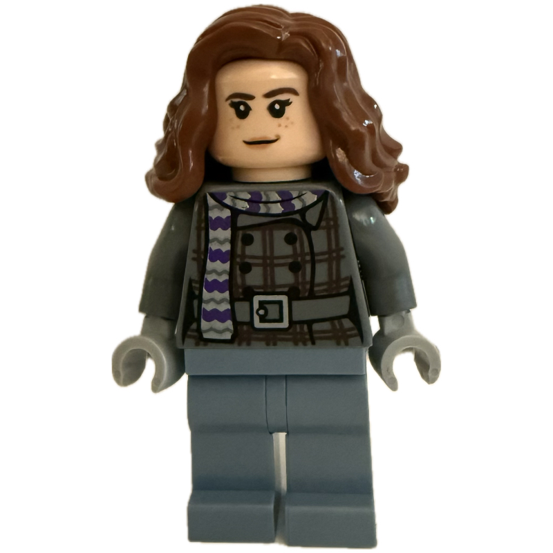 LEGO Hermione Granger, Dark Bluish Grey Coat (fig-016794)