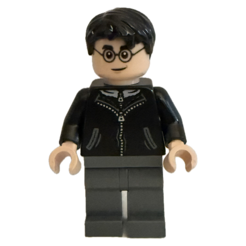 LEGO Harry Potter, Black Coat, Long Dark Bluish Grey Legs (fig-016799)