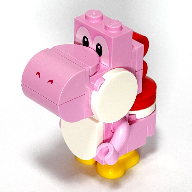 LEGO Yoshi - Pink (with Tile 5520) (fig-016865)
