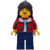 Mom, Red Torso, Dark Blue Legs, Black Hair