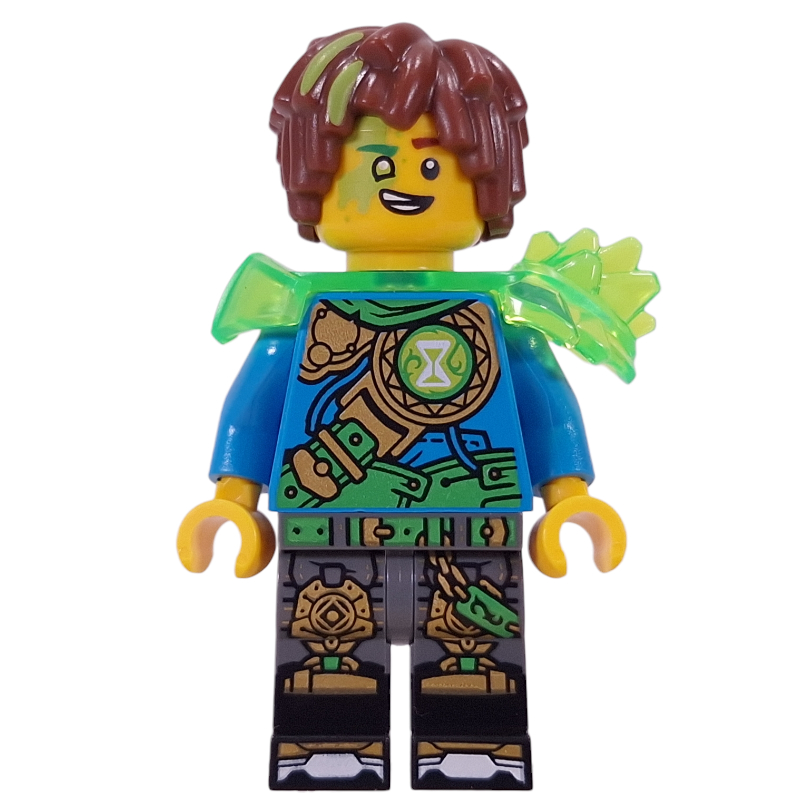 LEGO Mateo, Trans-Bright Green Shoulder Armor (fig-017062)