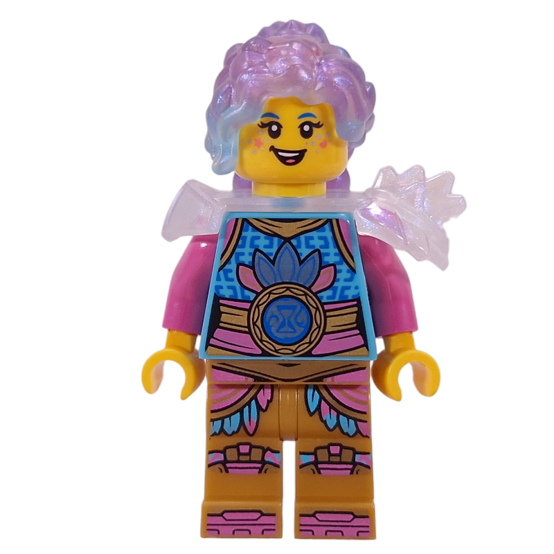 LEGO Izzie, Opal Trans-Clear Shoulder Armor (fig-017063)