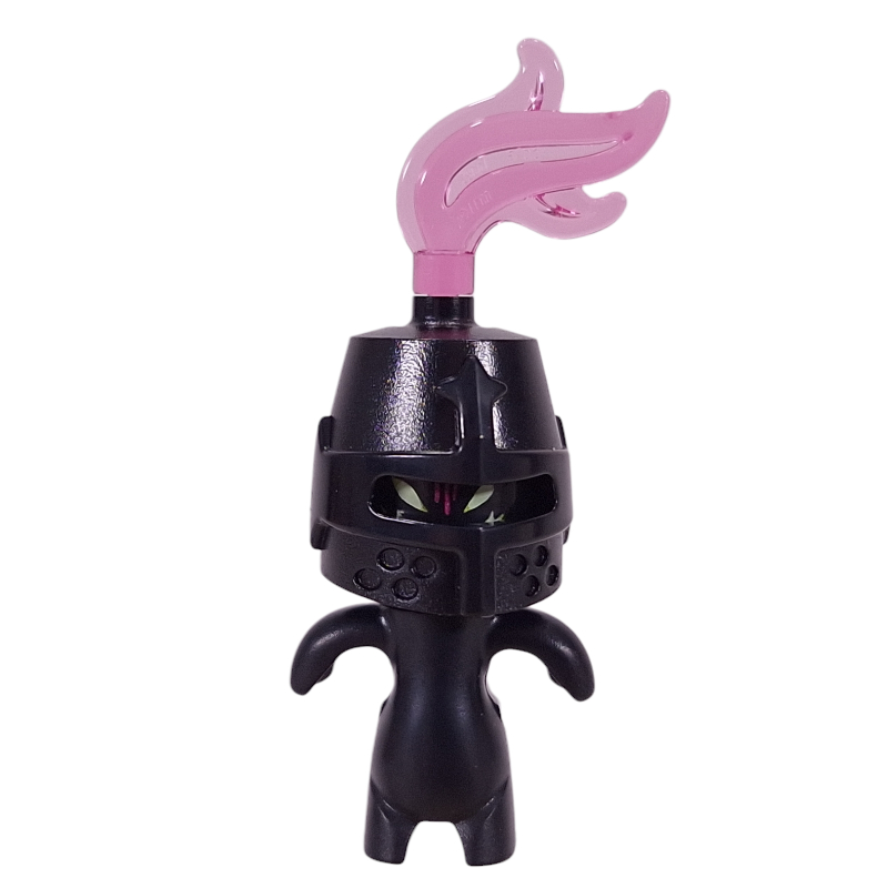 LEGO Grimspawn, Knight Helmet, Trans-Pink Plume (fig-017065)