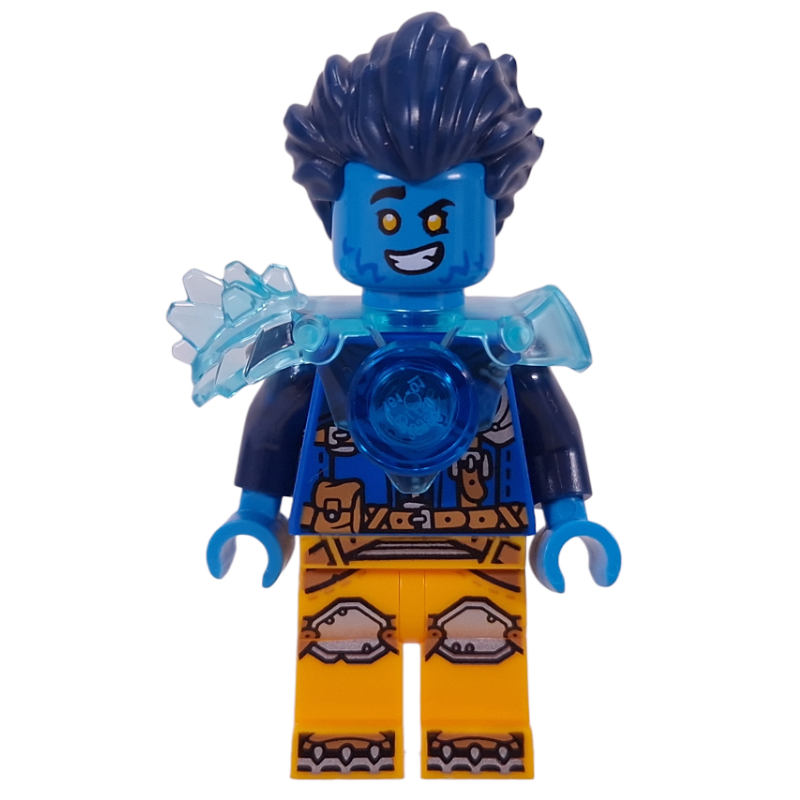 LEGO Logan, Trans-Light Blue Shoulder Armor. Tile (fig-017074)