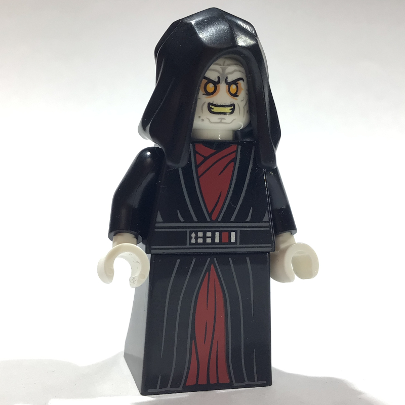 LEGO Palpatine, Black Robe, Hood (fig-017085)
