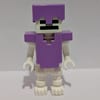Skeleton, Square Skull, Medium Lavender Helmet and Armor (78132 Torso)