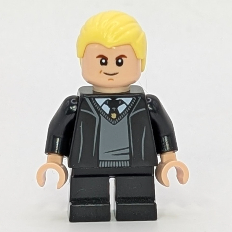 LEGO Draco Malfoy, Open Long Robes over Sweater, Short Black Legs (fig-017230)