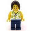 Passenger, White Torso, Dark Blue Legs, Black Hair