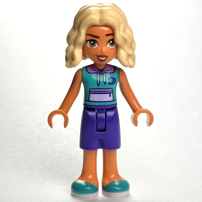 LEGO Nova, Dark Turquoise Top, Dark Purple Pants (fig-017342)