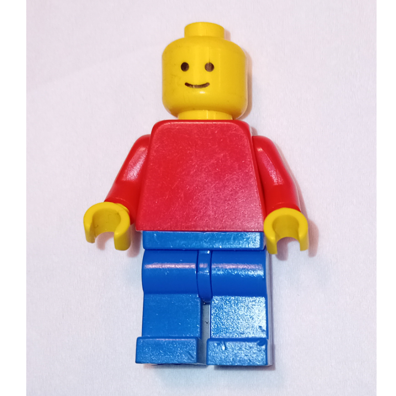 LEGO Red Torso, Blue Legs, Standard Head (3626c) (fig-017392)