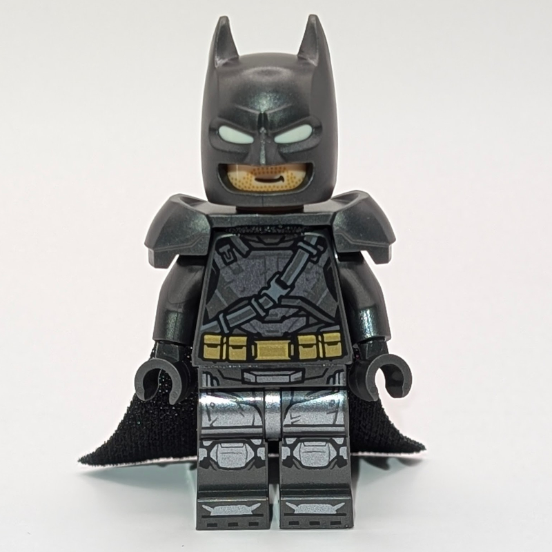 LEGO Batman, Pearl Titanium Suit, Black Cape (Synderverse) (fig-017483)