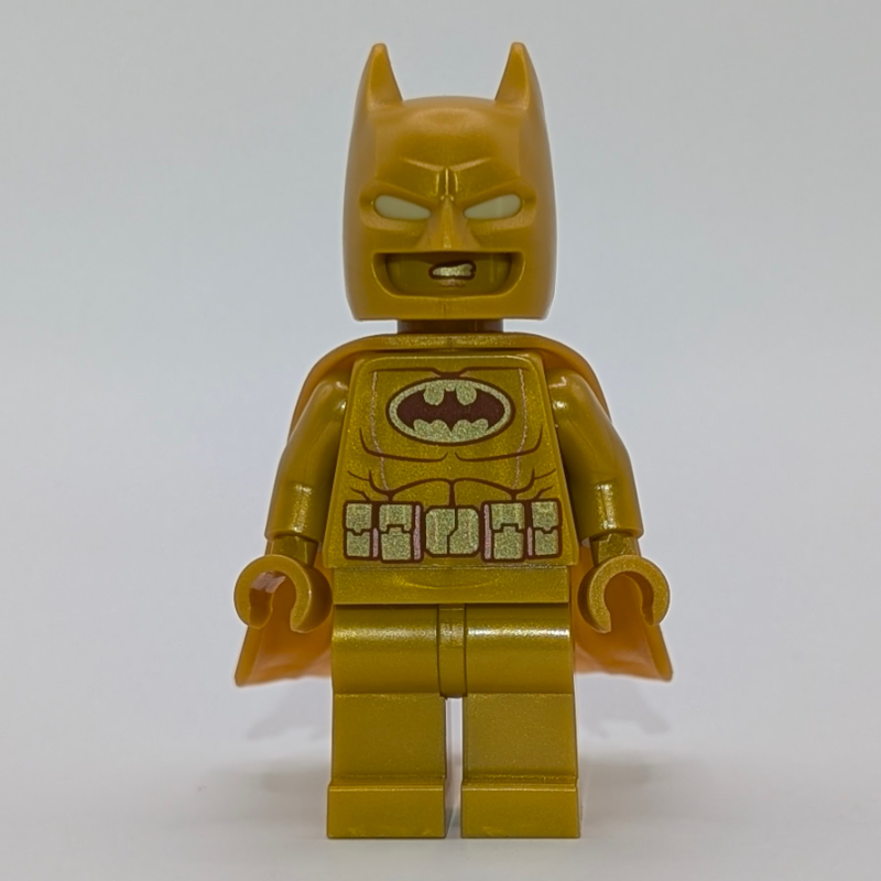 LEGO Batman, Pearl Gold Suit, Cape, and Cowl (fig-017486)