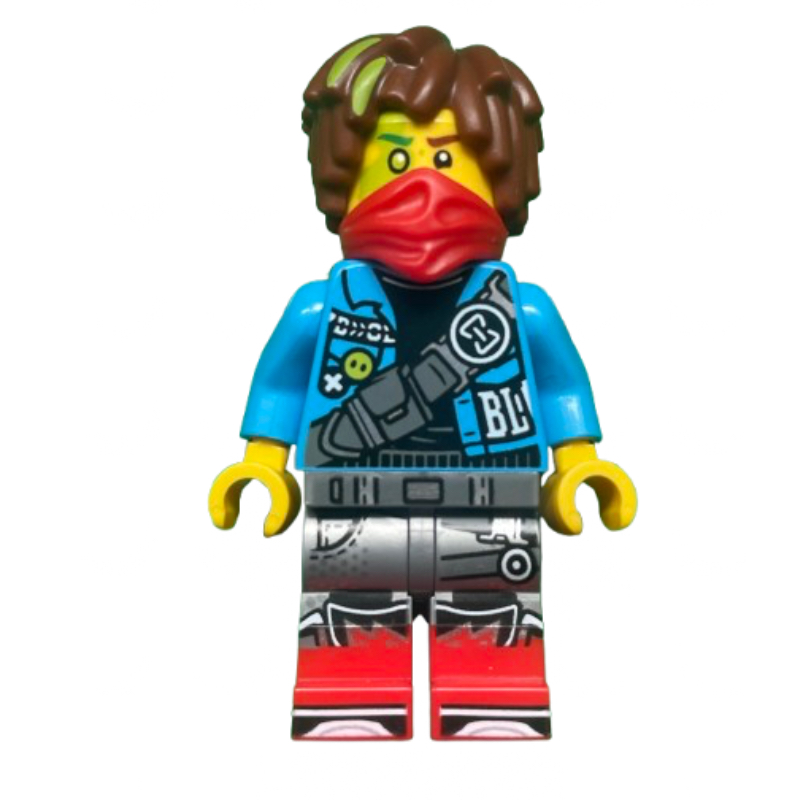 LEGO Mateo, Dark Azure Torso, Red Mask (fig-017524)