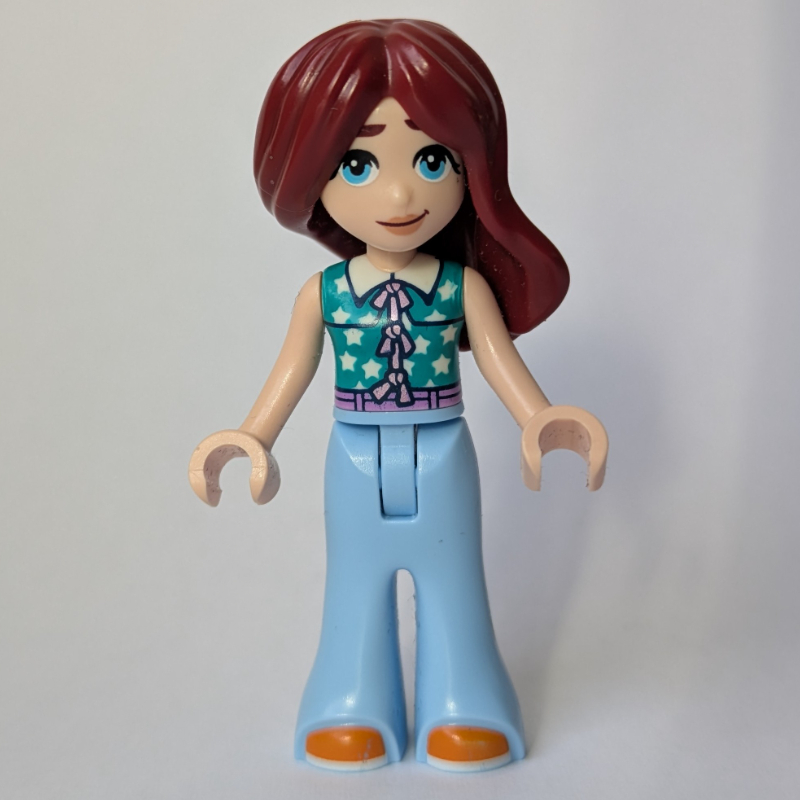 LEGO Paisley, Dark Turquoise Top, Bright Light Blue Pants (fig-017526)