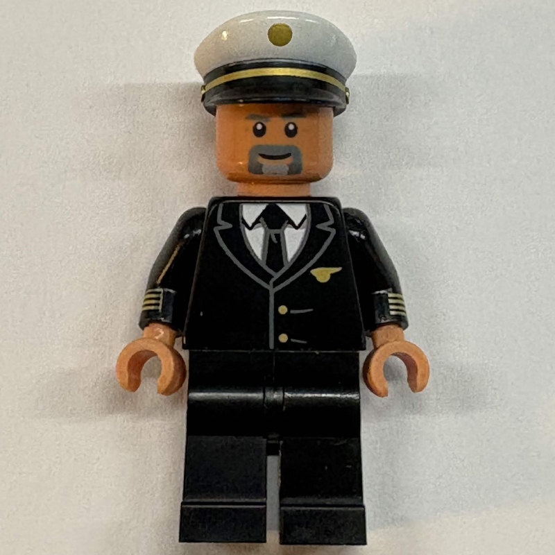 LEGO Pan Am Pilot, Black Uniform (fig-017531)