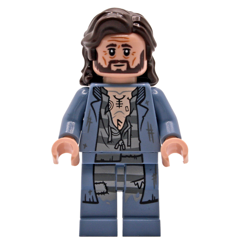 LEGO Sirius Black, Sand Blue Prison Outfit with Long Jacket (fig-017720)