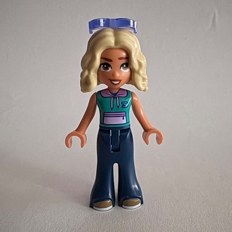 LEGO Nova, Dark Turquoise Top, Dark Blue Pants, Sunglasses (fig-017832)
