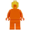 Monochrome, Orange with Trans-Yellow Head