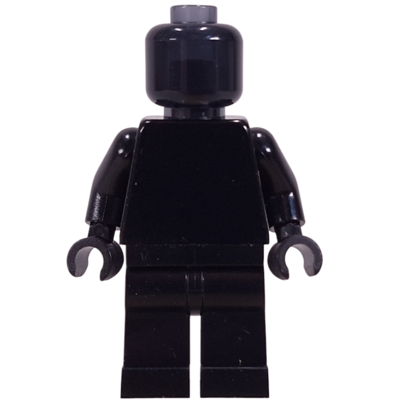 LEGO Monochrome, Black with Trans-Black Head (fig-017895)