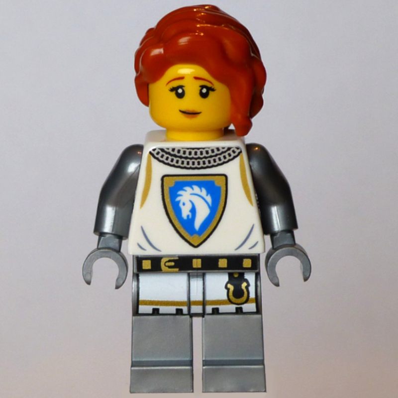 LEGO Horse Knight, Dark Orange Hair (fig-017918)