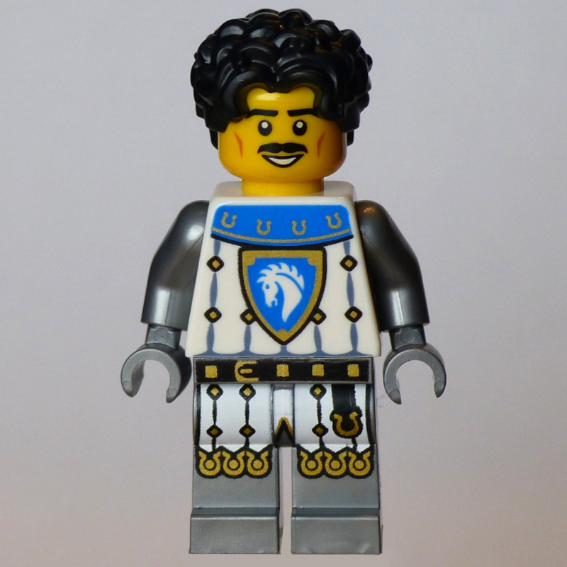 LEGO Horse Knight, Black Hair (fig-017919)