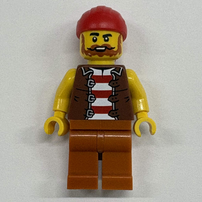 LEGO Sailor, Dark Orange Legs, Red Bandana (fig-017937)
