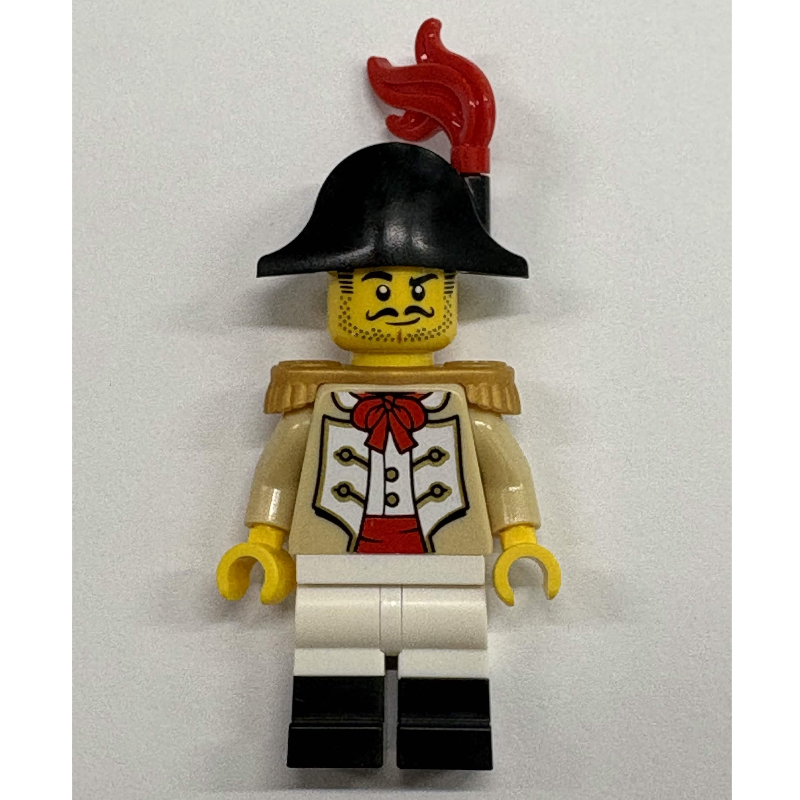 LEGO Captain, Male, Gold Epaulette, Black Bicorn (fig-017943)