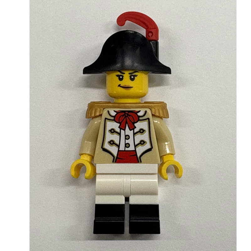 LEGO Marine, Female, Gold Epaulette, Black Bicorn (fig-017950)