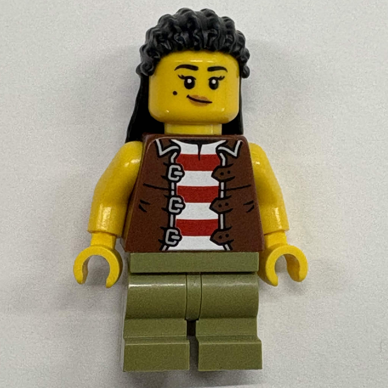 LEGO Sailor, Girl, Olive Green Legs (fig-017951)