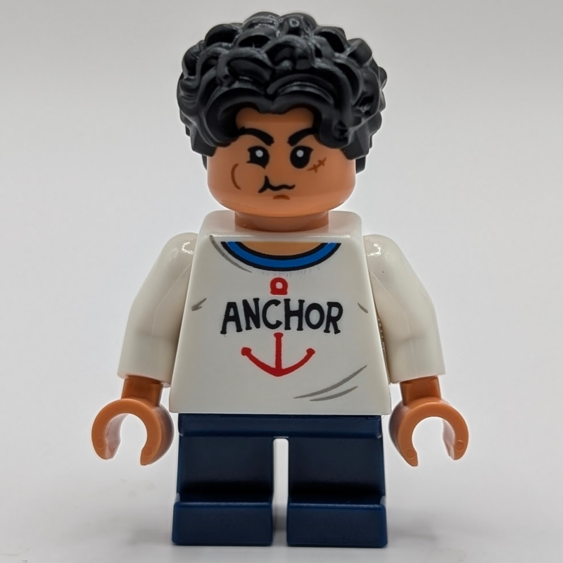 LEGO Monkey D. Luffy, Short Legs, Eating (fig-017991)