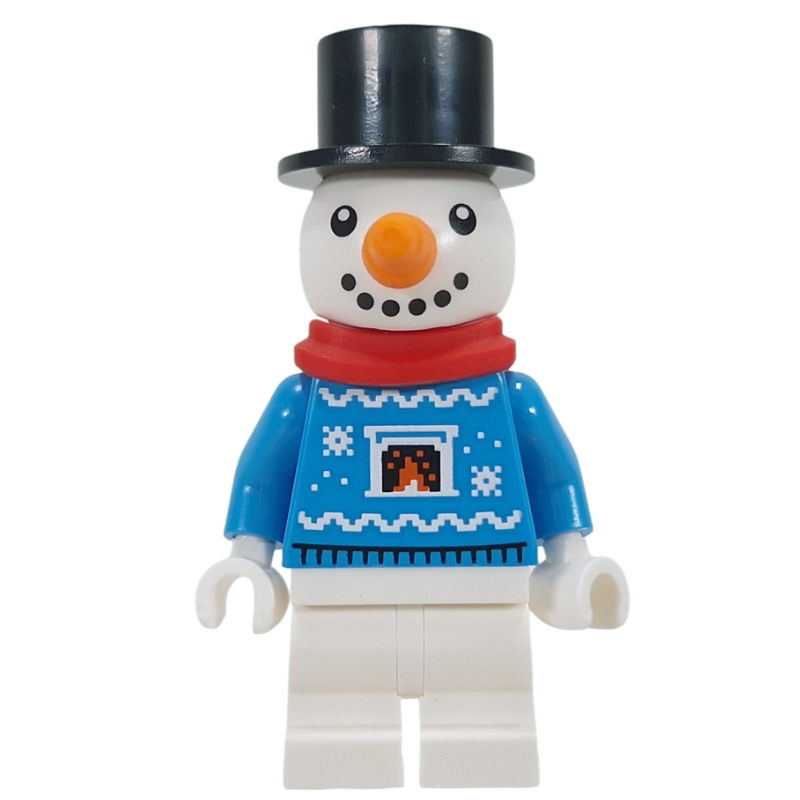 LEGO Snowman, Dark Azure Sweater (fig-018106)